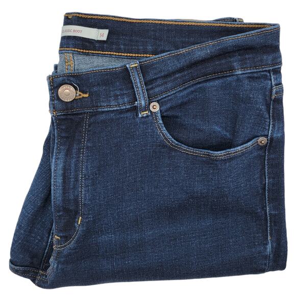 LEVI'S Classic Midrise Boot Stretch Jeans - Size 14 - Picture 6 of 10